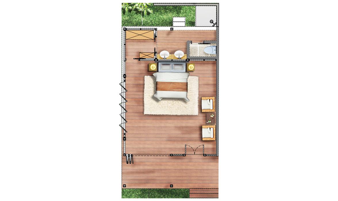 Blue Karma Nestling - Floor plan - Batu Blue Karma Nestling - Floor plan - Batu