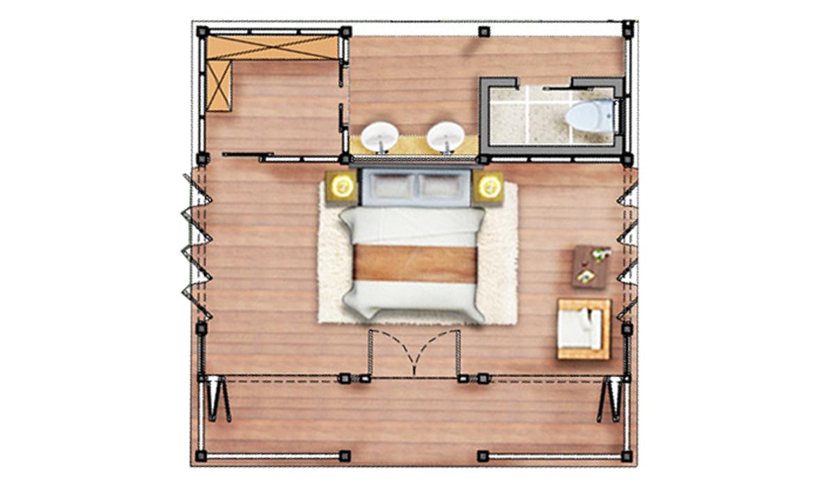 Blue Karma Nestling - Floor plan - Bintang Blue Karma Nestling - Floor plan - Bintang