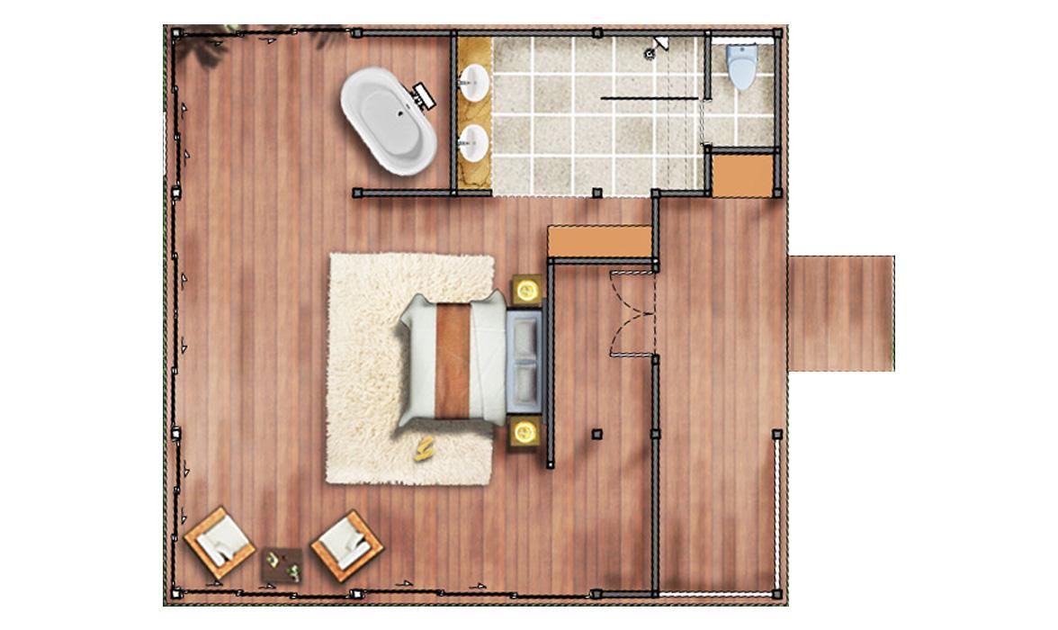 Blue Karma Nestling - Floor plan - Bumi Blue Karma Nestling - Floor plan - Bumi