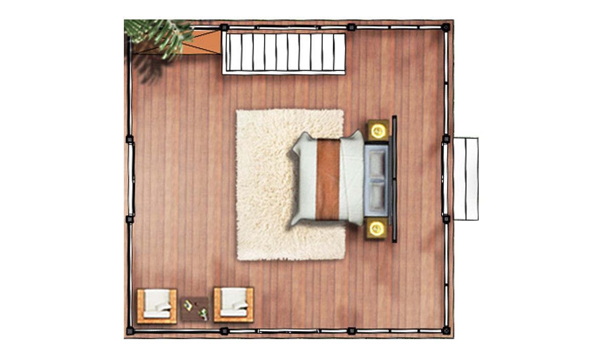 Blue Karma Nestling - Floor plan - Mimpi Blue Karma Nestling - Floor plan - Mimpi