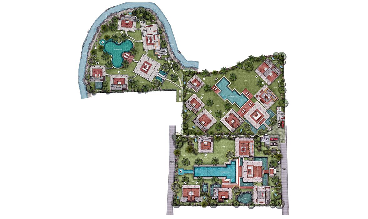 Blue Karma Villas Umalas - General Floor Plan Blue Karma Villas Umalas - General Floor Plan